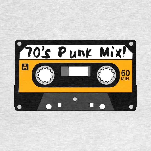 70’s Punk Mix Tape by MessageOnApparel